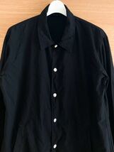 COMME des GARCONS HOMME DEUX 23SS ポリ縮絨シャツ コムデギャルソン オム ドゥ YI CDG HOMME SHIRT FOREVER BLACK JUNYA WATANABE MAN_画像3