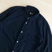 COMME des GARCONS HOMME DEUX 22SS ポリ縮絨シャツ S コムデギャルソン オム ドゥ 山口一郎 YI CDG PLUS SHIRT BLACK JUNYA WATANABE MAN _画像7