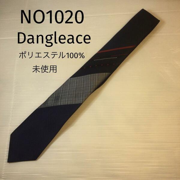 NO1020 Dangleace ファションタイ国産品　紺系デザイン　未使用品