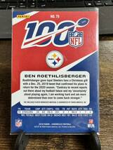 ★1円スタート★2019 Panini Chronicles Football Ben Roethlisberger 09/99 ジャージカード NFL PIT ロスリスバーガー Topps_画像2