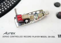 レトロミュージック　70'S 当時物 ＊Aurex オーレックス＊ダイレクトドライブ　レコーダープレーヤー＊MODEL SR-255＊Aurex レコードケース_画像3