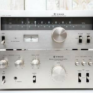 レトロオーディオ 昭和レトロ 当時物  ＊TRIO トリオ ＊AM/FM ステレオチューナー KT-3300 ＊ステレオプリメインアンプ KA-3300の画像2