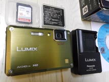 LUMIX・ルミックス【完動品】パナソニック・Panasonic・デジタルカメラ★DMC-FT1・フォリッジグリーン・USED・中古品デジカメ_画像6