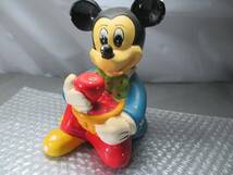 【■古いミッキーマウス　置物　陶器のような】★ USED くわしくありません 画像のお品です _画像3