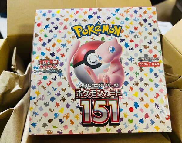 ポケセン産　ポケモンカード　151 BOX シュリンク付き 新品未開封1BOX