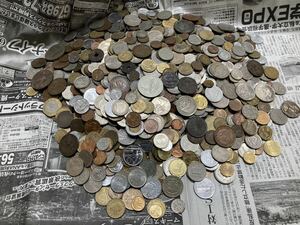 世界のコイン 約13.1kg 大量 海外の古銭 外国銭 雑銭 旧硬貨 外貨 アメリカ ドル セント 欧米 アジア 台湾 韓国 香港 ヨーロッパ等 まとめ