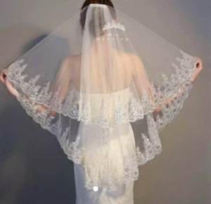  Kirakira veil wedding veil ZCL375