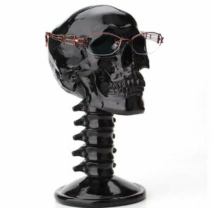 メガネホルダー ジュエリーホルダー サングラス インテリア アンティーク メガネ掛け 眼鏡 装飾 ガイコツ 髑髏 スカル 骨 ドクロ HD521