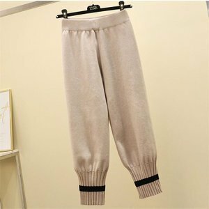 * image rotation . prohibition knitted wide leg pants Roo z Harley m pants casual pants hsp188