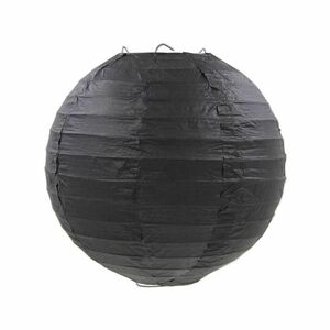  paper lantern diameter 20cm 1 piece ( black )