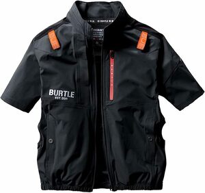 【送料一律300円】 XL(LL)　ブラック　半袖　 バートル 空調服　AC2006　2024年モデル【 服のみ】サイドファンモデル　ストレッチ仕様