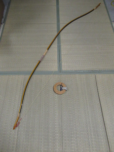 直心 JIKISHIN 弓 並寸 全長222cm 重量540g グラスファイバー製 弦巻付属 弓道 和弓 弓具 管理6k0323I