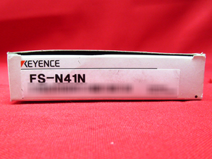 未使用品 KEYENCE キーエンス FS-N41N デジタルファイバセンサ ファイバアンプ ケーブルタイプ 親機 管理6B0302K-YP