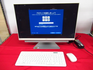 NEC 一体型PC パソコン PC-DA770KAW CORE i7 キーボード マウスセット 管理6J0307A-H5