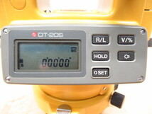 TOPCON トプコン DT-20S デジタルセオドライト 測量機器 建設 土木 現状品 管理6NT0309C-D01_画像4