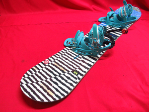 BURTON バートン FEATHER 2014 スノーボード ボードサイズ145cm ビンディング付き 管理6k0320L-G02