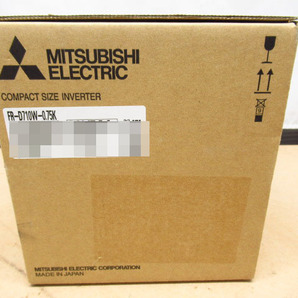 未使用品 MITSUBISHI 三菱電機 インバータ FR-D710W-0.75K 2022年製 管理6NT0328D-F02の画像1