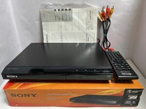 ソニー SONY DVDプレーヤー ブラック DVP-SR20 BC　2019年製　動作品　状態良　箱付属品完備