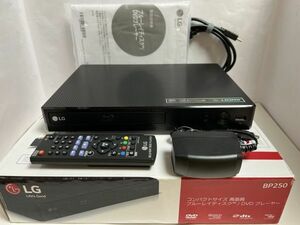 LG Blue-ray player BP250 2023 year made beautiful goods operation goods box accessory equipping 
