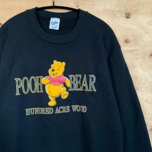 90s VINTAGE VELVA SHEEN -POOH BEAR-SWEAT MADE IN USA
