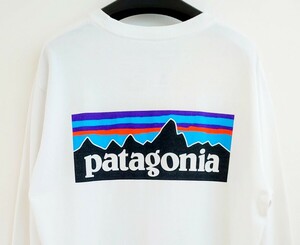 patagonia P-6 Logo Responsibili-tee★パタゴニア ロゴ レスポンシビリティー ロングスリーブ 長袖 Tシャツ M