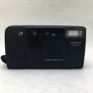 KYOCERA ULTIMA100 Kyocera ultima 100 APS пленочный фотоаппарат компакт-камера одиночный подпалина пункт модель с ремешком утиль | 04-00851