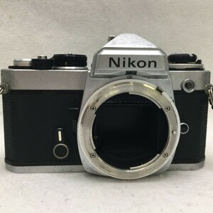 Nikon FE Body ニコン FE ボディ 色：シルバー 35mm一眼レフ Fマウント シンプルニコン 自動露出機能 ストラップ付 ジャンク品 ／ 05-00978