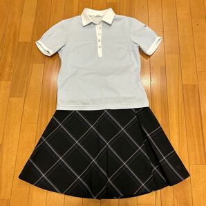 2 5 コスプレ衣装 夏 制服 上下セット ポロシャツ 夏スカート カーディガン 名古屋大谷の画像2