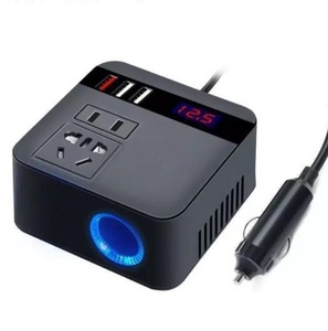 インバーター 車載用トラックなど 24V USB シガーソケット. 共用 AC110V 変換 USB 急速 充電 車載インバーター コンセント 変換装置 