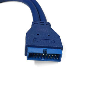 【C0084】マザーボードの USB 3.0 ヘッダー 20ピン を USB-A x2 ポートに変換の画像2