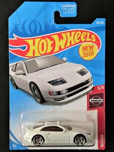 ★ホットウィール★ USカード NISSAN 300ZX TWIN TURBO ホワイト/白 日産 ニッサン FAIRLADY Z フェアレディZ Z32 HotWheels (送料220円~)