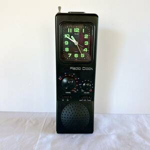 1円スタート　中古・ジャンク品　Radio Clock 407-AR14 TOKYOCLOCK 東京時計ブラック 黒 ラジオ時計 目覚まし機能 中古品 希少 レア