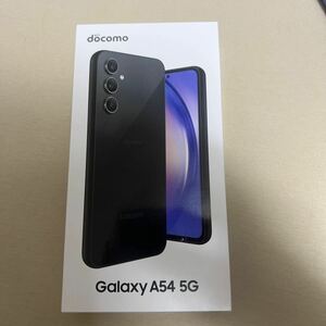 docomo版　SIMフリー Galaxy A54 5G SC-53D オーサムグラファイト　ブラックSAMSUNG 新品　未使用　残債なし