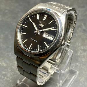 1000円〜 SEIKO 5 AUTOMATIC セイコー 簡易動作確認済 メンズ 腕時計 WristWatch ビンテージ Vintage 送料無料 簡易クリーニング済 T25