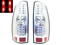 特注日本光軸 シボレー アバランチ LED イカリング プロジェクター ヘッドライト クローム + LEDテールランプ 左右 セット ランプ ライト_画像3