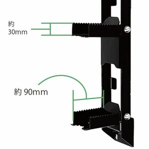 スズキ ジムニー ジムニーシエラ リアラダー JB64W JB74W ブラック リアステップ ステップラダー 折りたたみ式 ペダルラダー バックドアの画像3