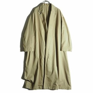 M8147z4 VMUSE Deuxieme Classe V FINXgyaba over coat beige / oversize cotton spring coat to wrench spring autumn 