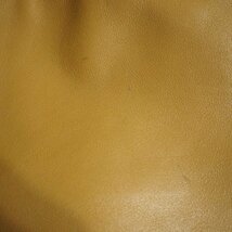 M8297f2　▼APC アーペーセー▼　SAC HAVANE ドローストリング 巾着 レザーショルダーバッグ キャメル 牛革 羊革 A.P.C. レディース_画像7