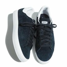 M8283R13　▼adidas アディダス▼ 新品同様 B24548 STAN SMITH VUCL スタンスミス バルカナイズド スエード スニーカー ブラック 6/24cm 黒_画像1