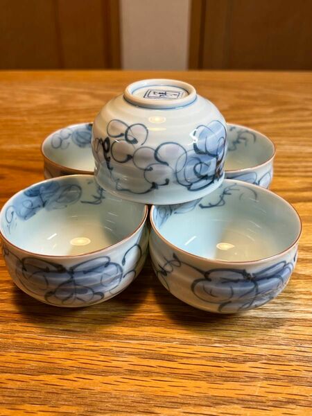 有田焼　祥窯　葡萄柄　ぶどう柄　湯呑み　茶碗　茶器　 和食器　絵付