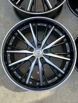 中古 アネーロ 20x8.5j+43 2本、20x9.5j+45 2本 PCD114.3 5穴_画像3