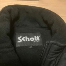 Schott ショット フリースジャケット 黒　Lサイズ 3122079 株式会社TSI 国内正規品 (240308)_画像3