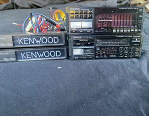 KENWOOD ケンウッド 旧車 当時物 カーステレオ イコライザー カセットデッキ KXC-7505 KGC-7405 KAC-5205 KAC-5205