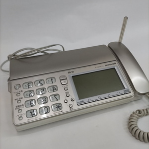 FAX付き 電話機 パナソニック KX-PD601-N シルバー 親機 子機 おたっくす 見てから印刷 電話帳 テレホン コピー パーソナルファックス 