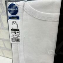 未使用 4点セット 日本製DAKS ノースリーブシャツ ロンパン タンクトップ ロングパンツ 白 ホワイト 黒 ブラック ダックス 綿100% M L 肌着_画像2