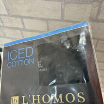 未使用 7点セット 日本製 L'HOMOS パンツ ズボン Vネック 半袖 Tシャツ ICE 暖 COTTON DEO MAX 黒 白 グレー ベージュ インターウェア 綿_画像8