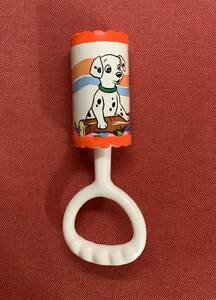  Showa Retro? rattle 101 Dalmatians Disney baby toy toy baby goods for baby lovely ka Ran cologne kalakala