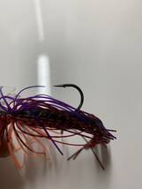 OSP O.S.P ブレードジグ BLADE JIG 3/8oz 並木 敏成 オリキン チャター サンセットレッド トレーラー付 アクショントレーラー_画像4