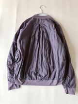 未使用品♪アディダス adidas ナイロン100%大人可愛いパフォーマンスロゴ総ワッシャープリーツシャカシャカ素材ジップアップブルゾン♪_画像4