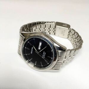 【稼働品】 CITIZEN シチズン REGUNO レグノ SOLAR-TECH W.R.10 ber / E101-K005299 シルバー 腕時計 メンズ 